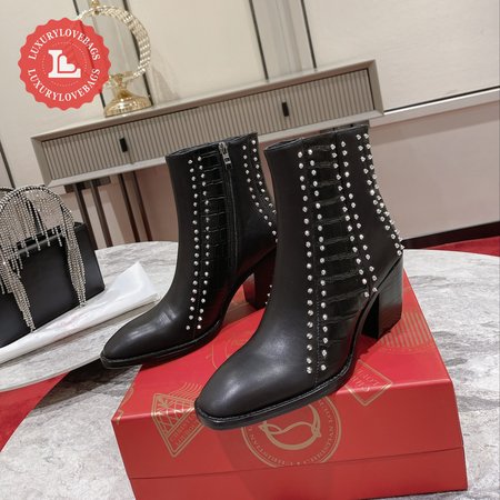 Christian Louboutin Studded Ankle Boots