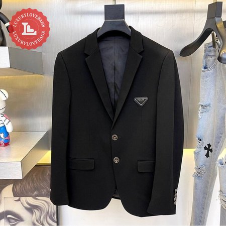 Prada Single-breasted Wool Jacket 48-56