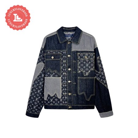 monogram crazy denim workwear jacket 1a9gej m-xl