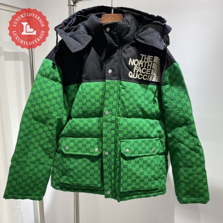 Gucci Nylon Padded Jacket Green S-XL