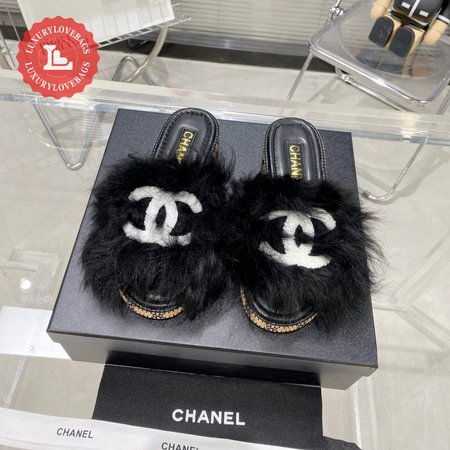 Chanel Slippers Black 35-40