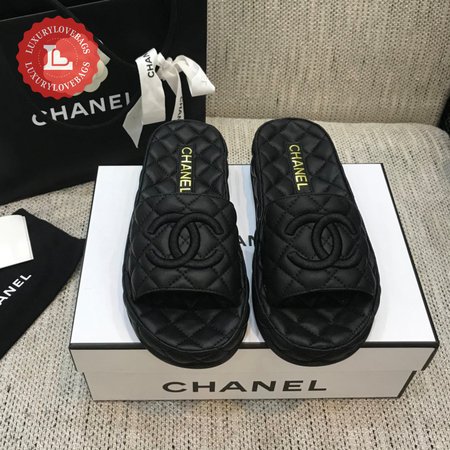 Chanel Slippers Black 35-40