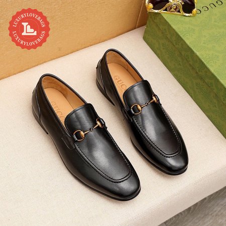 Gucci Jordaan Leather Loafer Black Leather 38-44