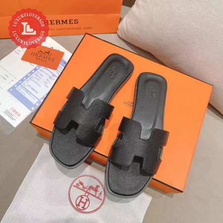 Hermes Oran Sandal Black 35-40