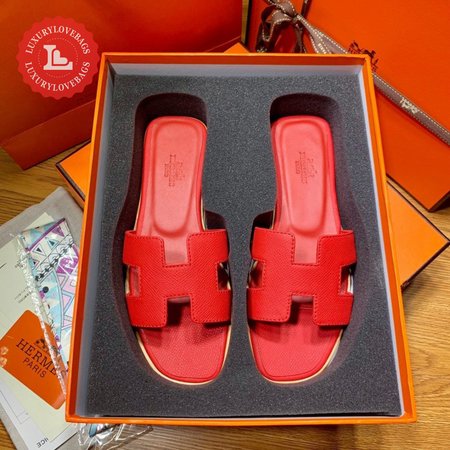 Hermes Oran Sandal Red 35-40